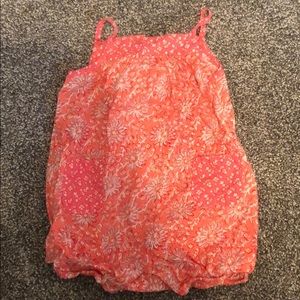 Infant girls summer romper
